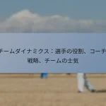 ODIチームダイナミクス：選手の役割、コーチング戦略、チームの士気