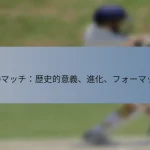 T20マッチ：歴史的意義、進化、フォーマット