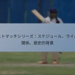 テストマッチシリーズ：スケジュール、ライバル関係、歴史的背景