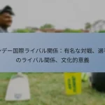 ワンデー国際ライバル関係：有名な対戦、選手間のライバル関係、文化的意義
