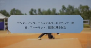 ワンデーインターナショナルワールドカップ：歴史、フォーマット、記憶に残る試合